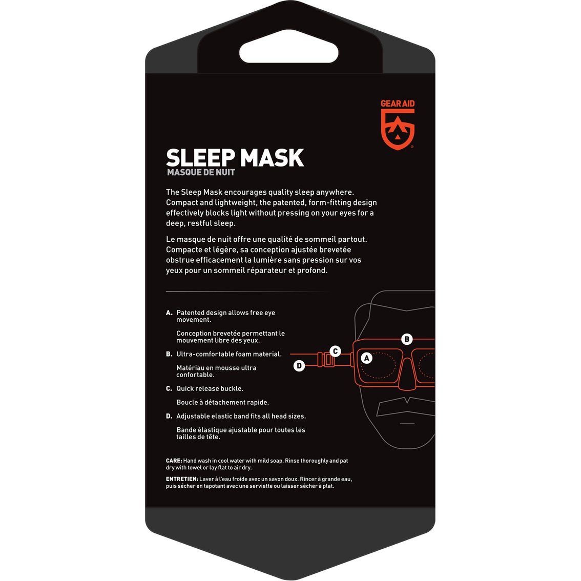 Gear Aid  Tactical Z-Mask Sleep Mask - Image 3 of 3