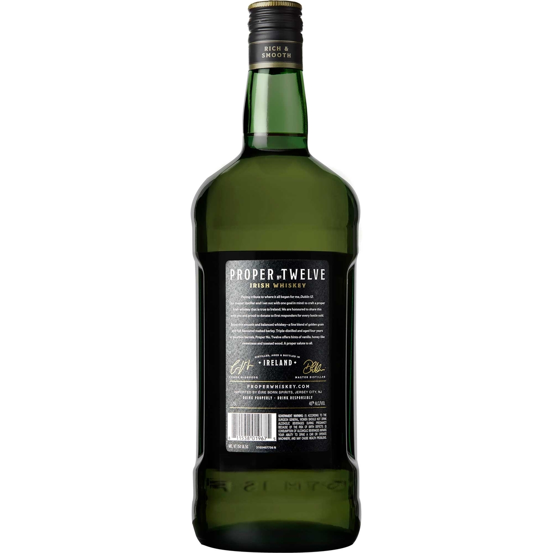 Proper Twelve Irish Whiskey 1.75L - Image 2 of 2