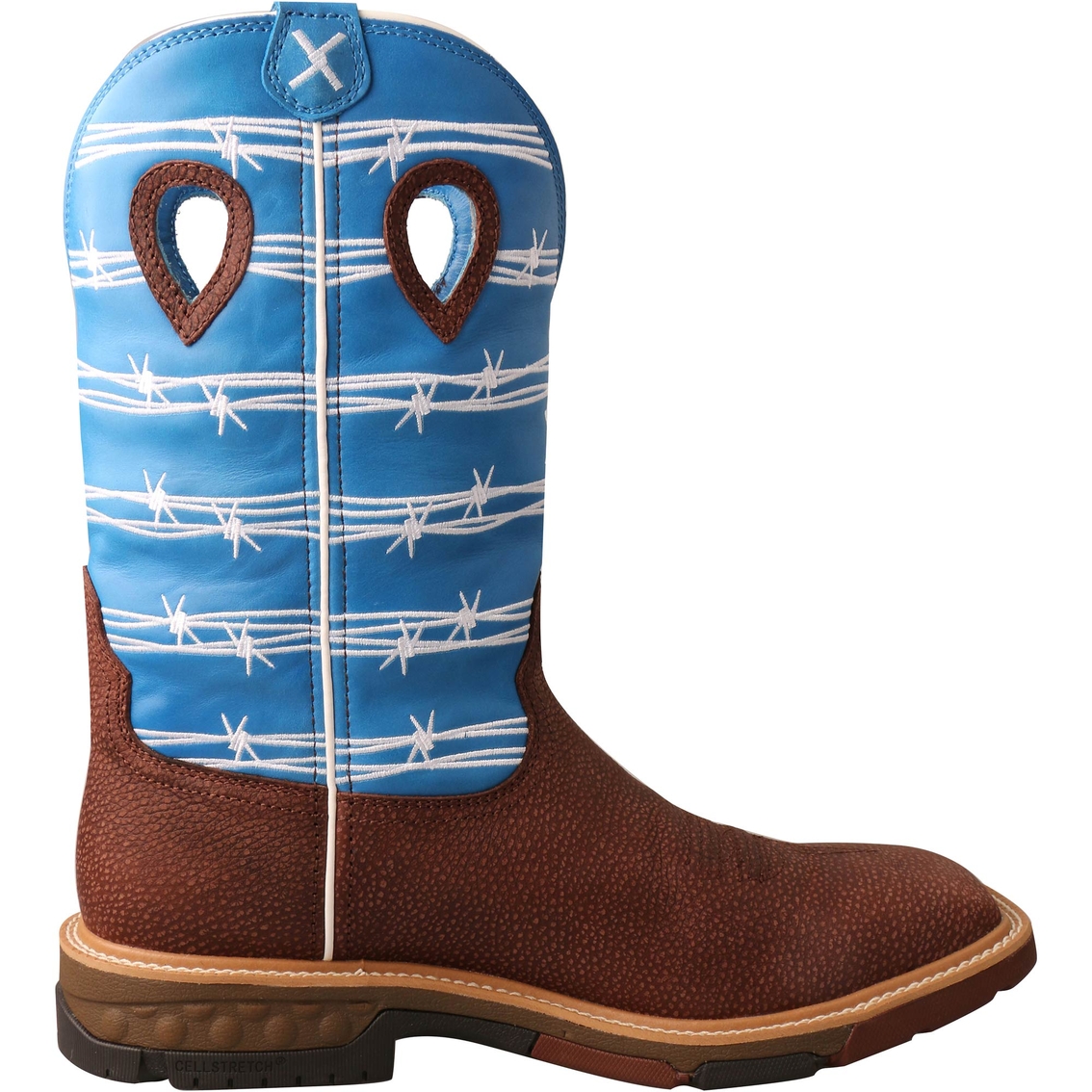 Twisted X 12 in. Alloy Toe Western Work Boots with Cell Stretch - Image 2 of 6