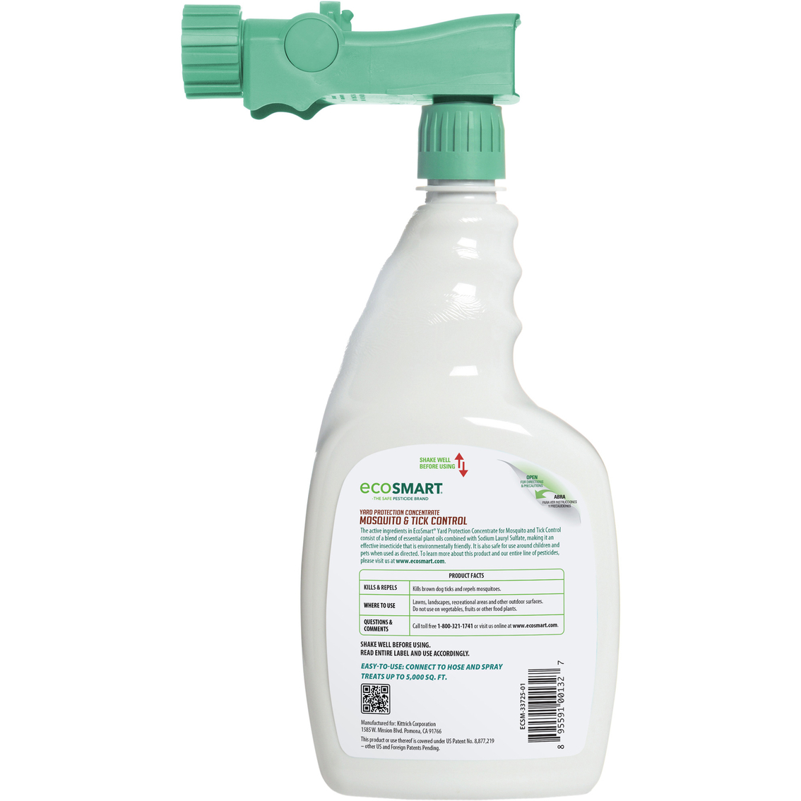 Eco Smart Mosquito and Tick Concentrate 32 oz. Sprayer - Image 2 of 2