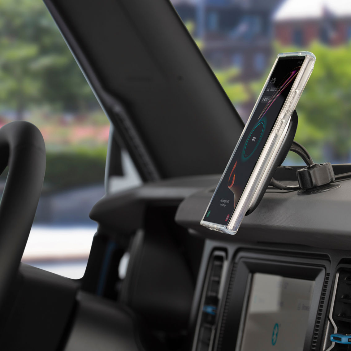 Scosche MagicMount Pro Charge5 MagSafe Wireless Charging Window/Dash Phone Mount - Image 6 of 6