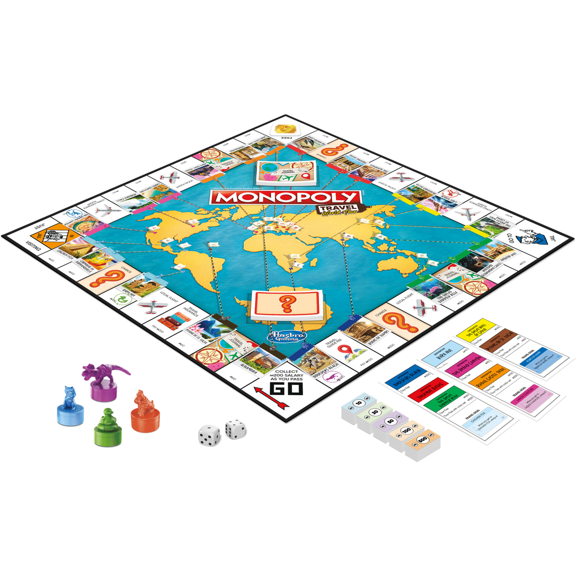 Hasbro Monopoly Travel World Tour Game - Image 2 of 5