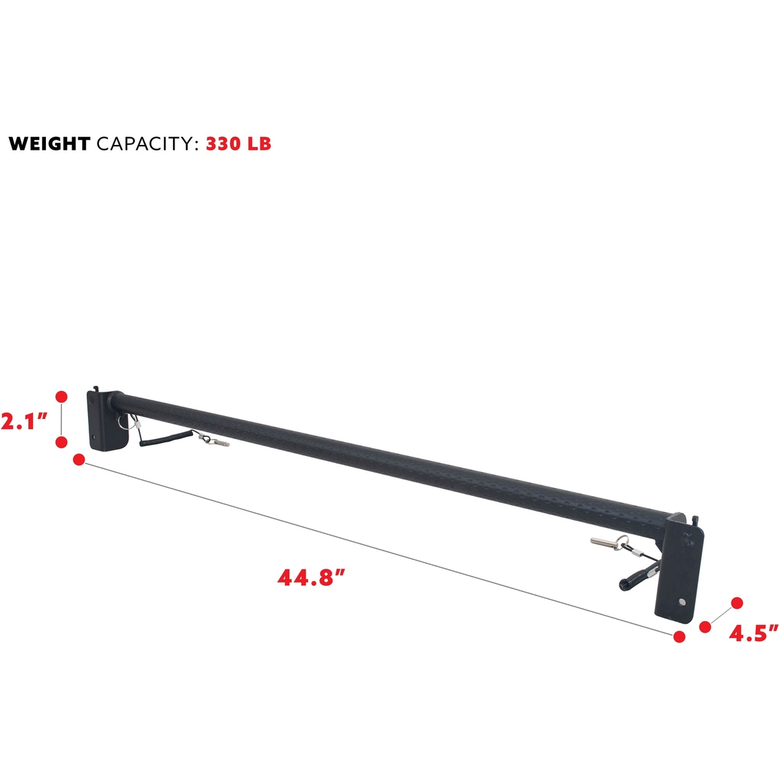 Sunny Health & Fitness Pull Up Bar Attachment for Power Racks and Cages - Image 4 of 8