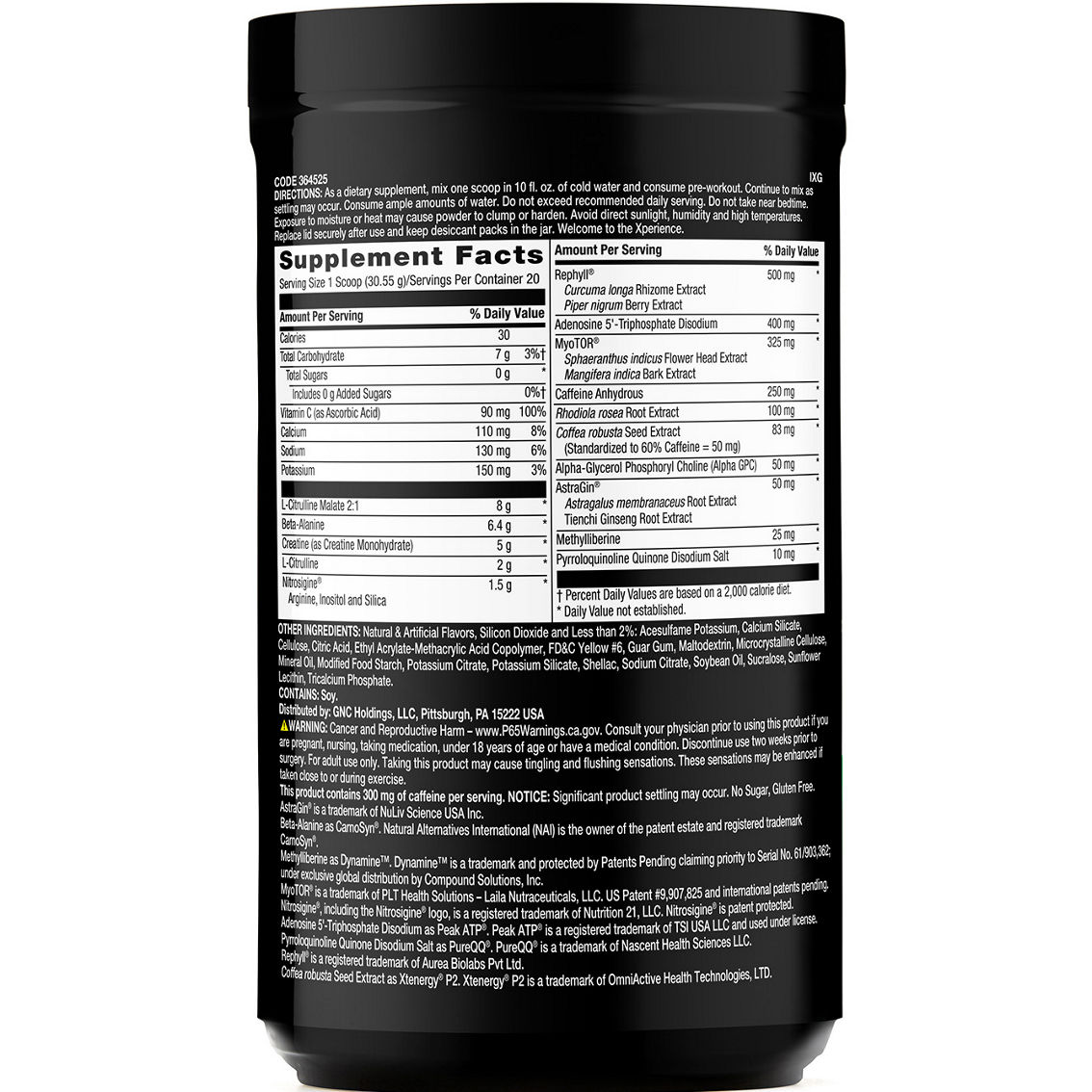 GNC Beyond Raw Concept X 20 Servings - Image 2 of 2
