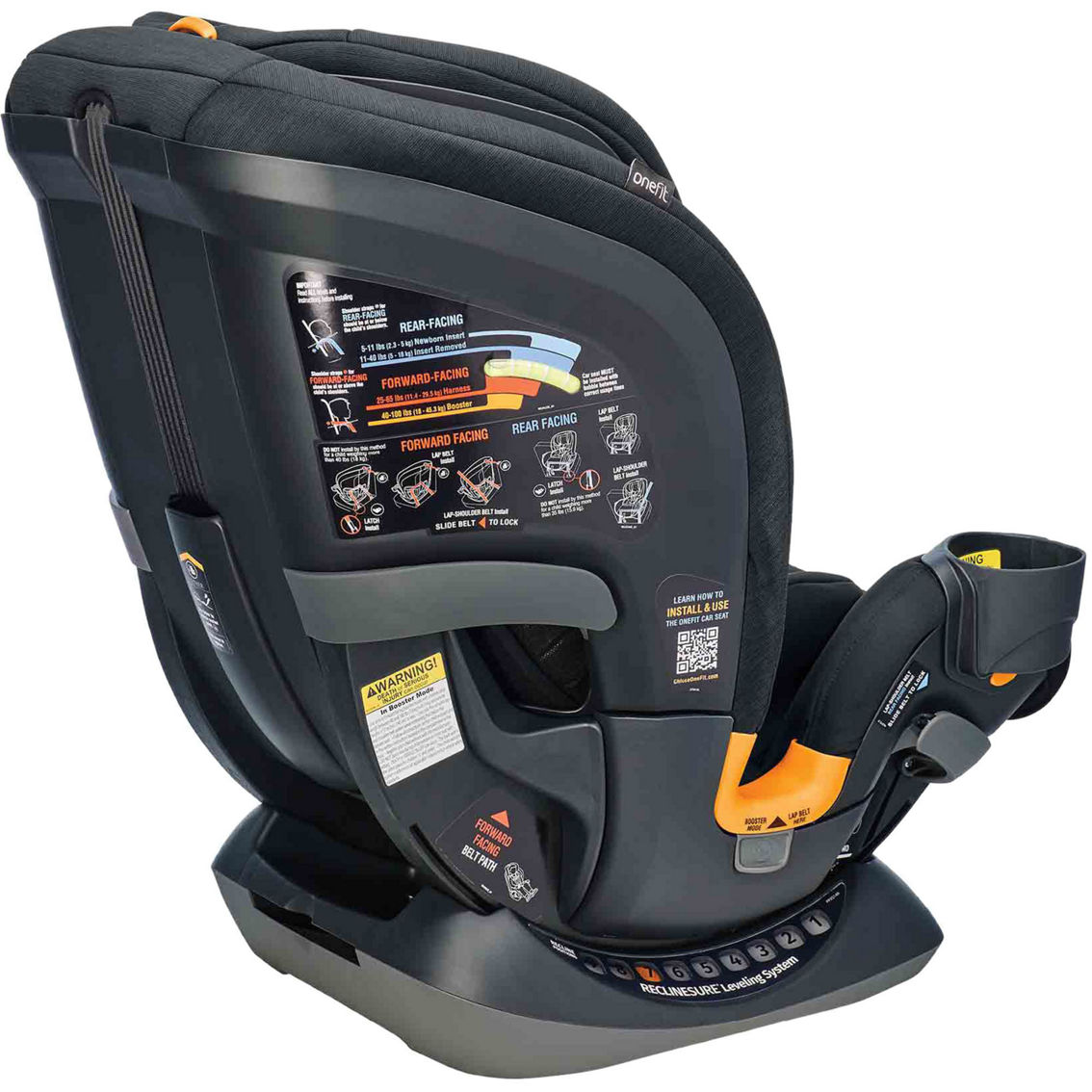 Chicco OneFit ClearTex All-in-One Car Seat - Image 5 of 7