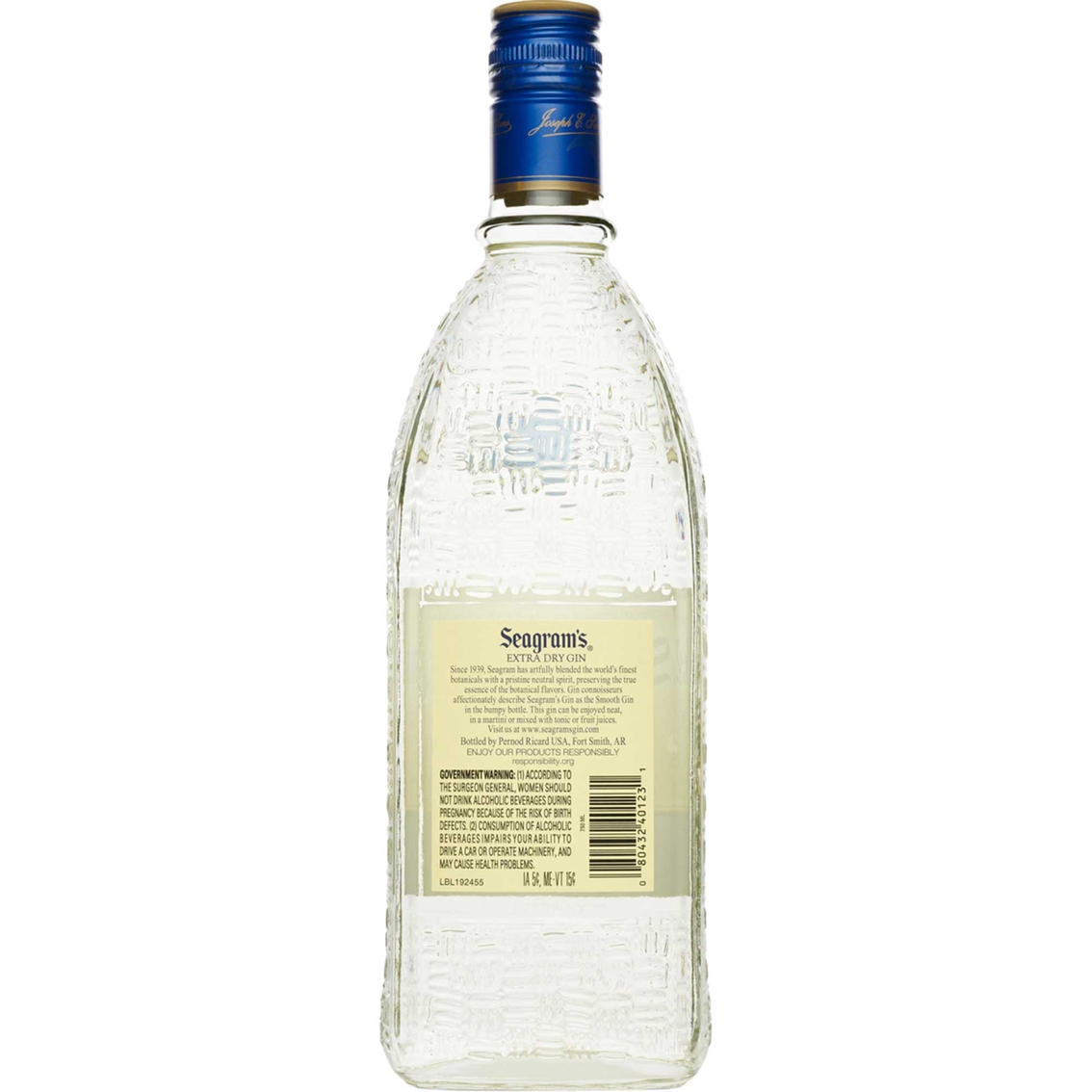 Seagram's Extra Dry Gin 750ml - Image 2 of 2