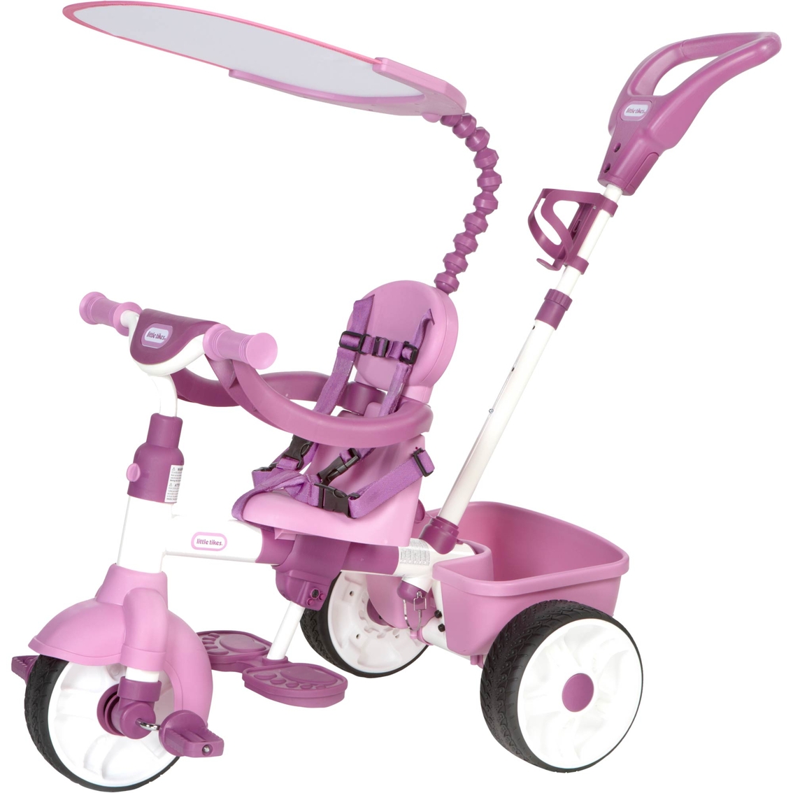 Little Tikes 4-in-1 Basic Edition Trike, Pink - Image 2 of 4