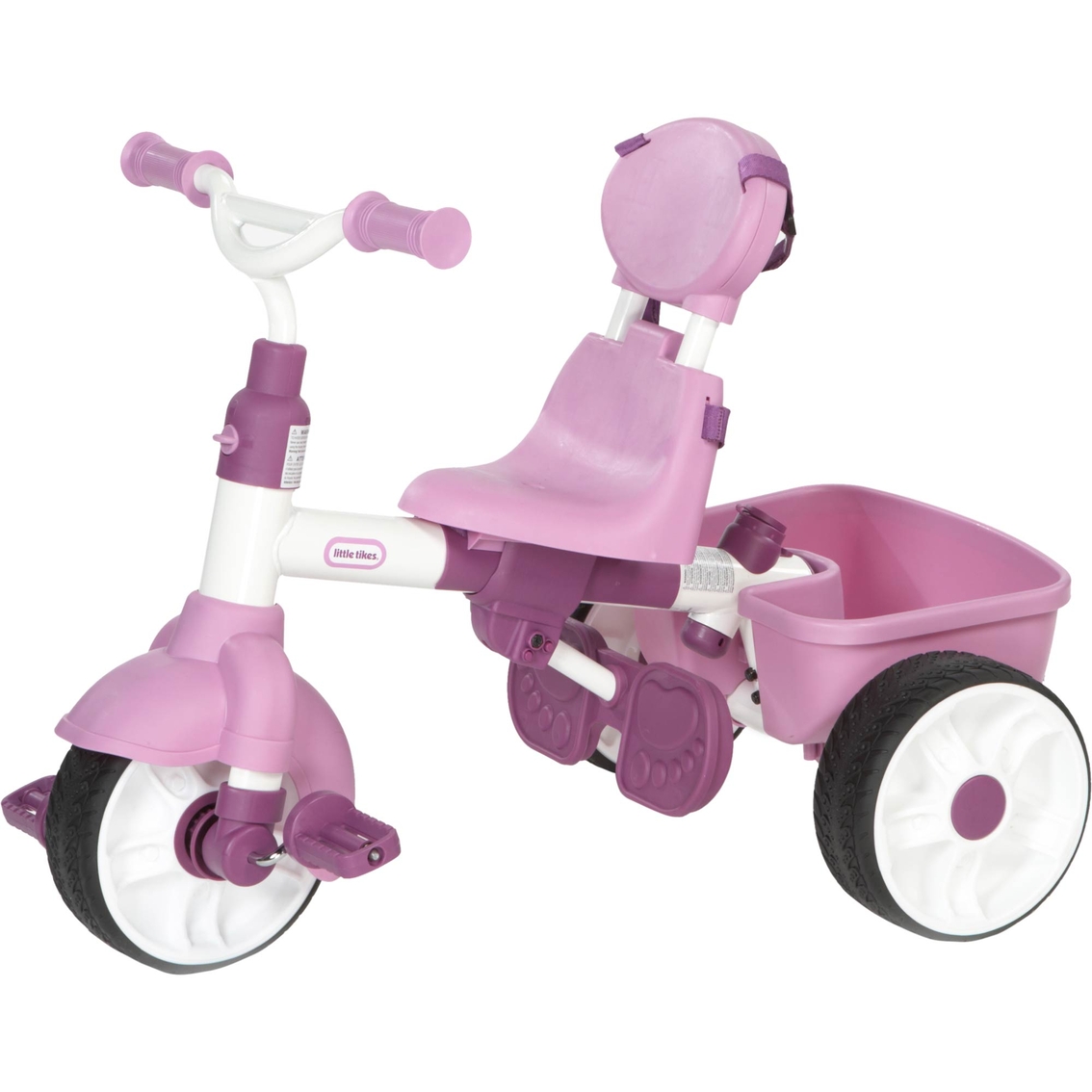 Little Tikes 4-in-1 Basic Edition Trike, Pink - Image 4 of 4