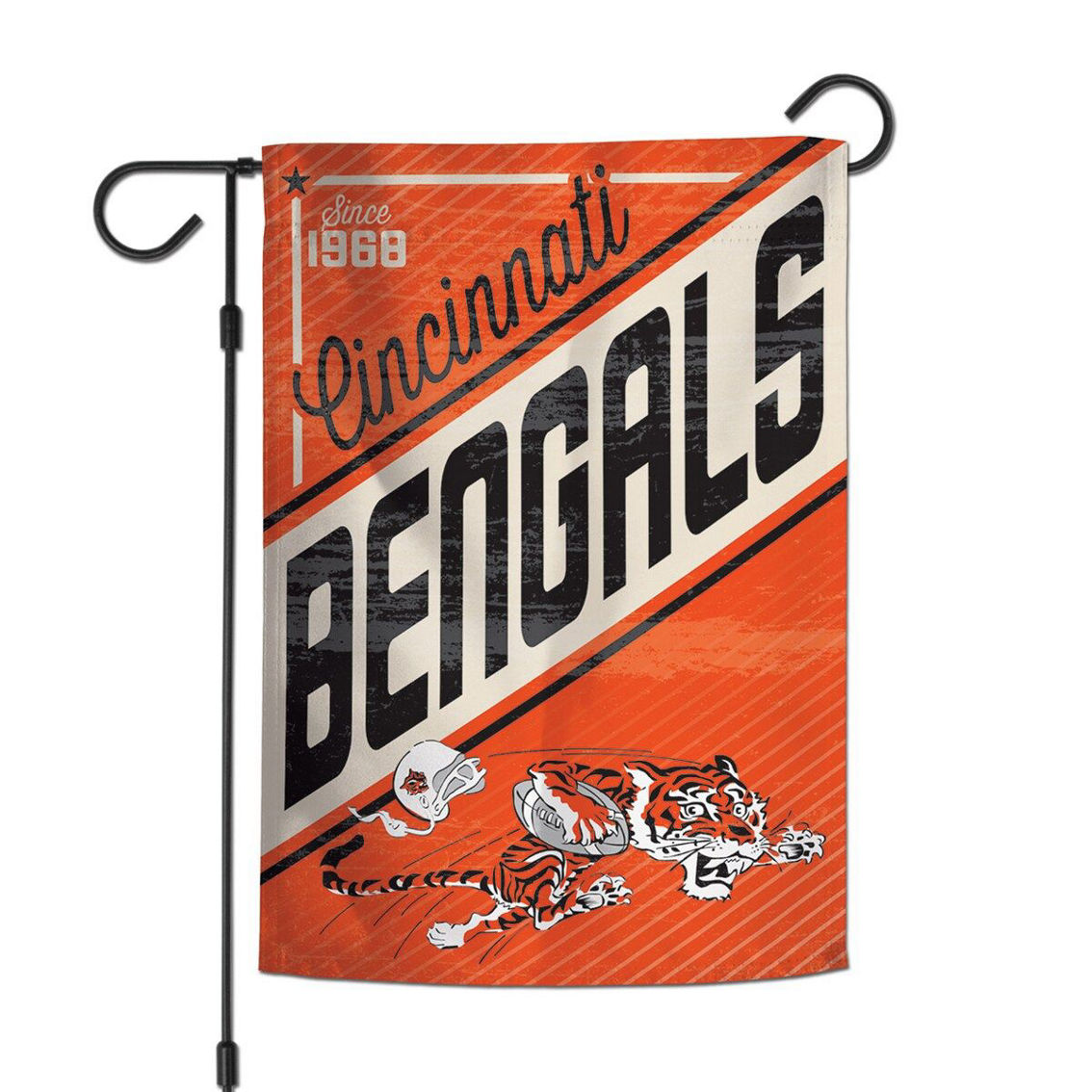 WinCraft Cincinnati Bengals 2-Sided 12'' x 18'' Team Garden Flag - Image 2 of 4