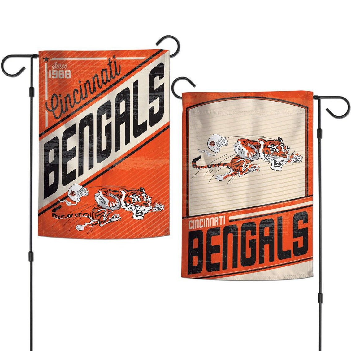 WinCraft Cincinnati Bengals 2-Sided 12'' x 18'' Team Garden Flag - Image 4 of 4