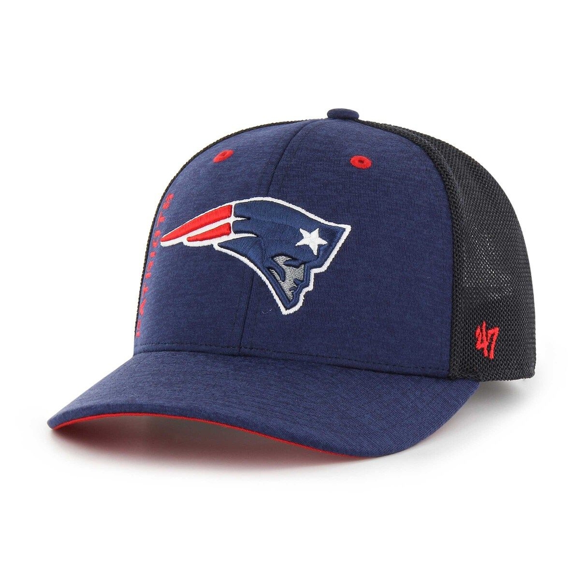'47 Men's Navy New England Patriots Pixelation Trophy Flex Hat - Image 2 of 4