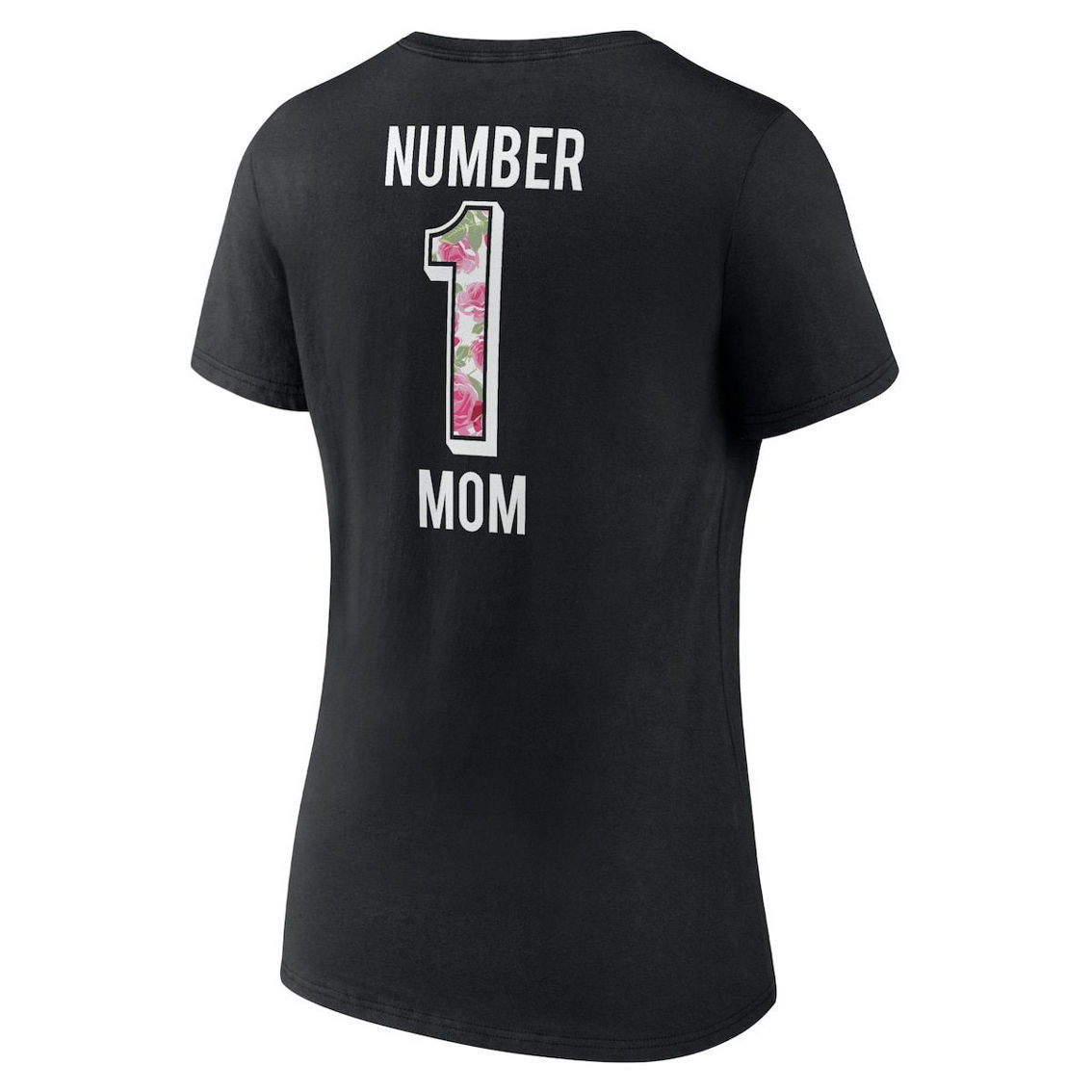 Fanatics Branded Women's Black Cincinnati Bengals Plus Size Mother's Day #1 Mom V-Neck T-Shirt - Image 4 of 4