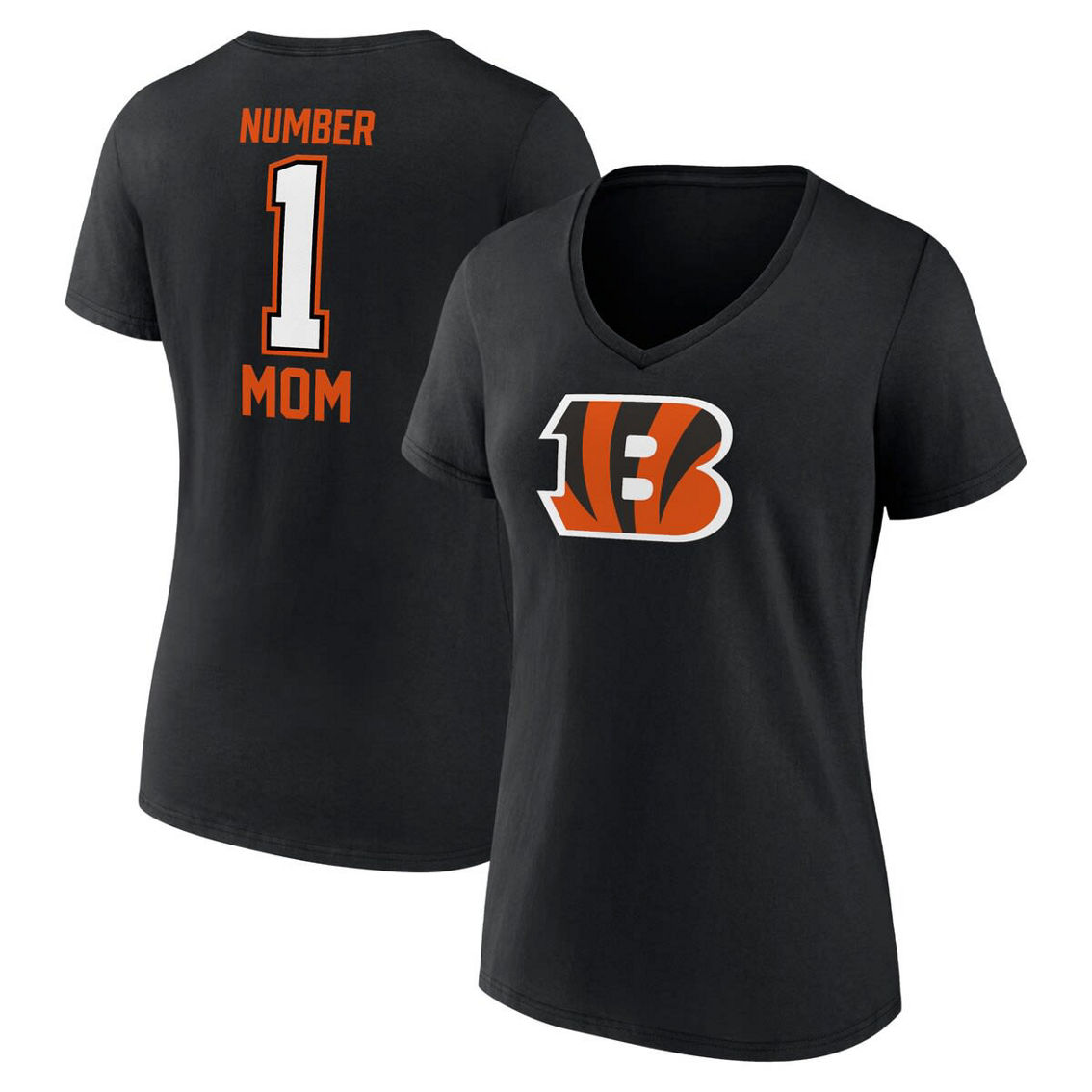 Fanatics Branded Women's Black Cincinnati Bengals Mother's Day V-Neck T-Shirt - Image 2 of 4