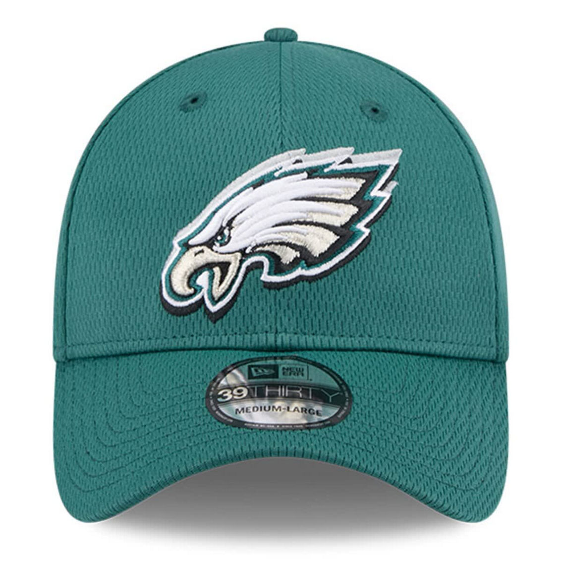 New Era Men's Midnight Green Philadelphia Eagles 2024 NFL Draft 39THIRTY Flex Hat - Image 3 of 4