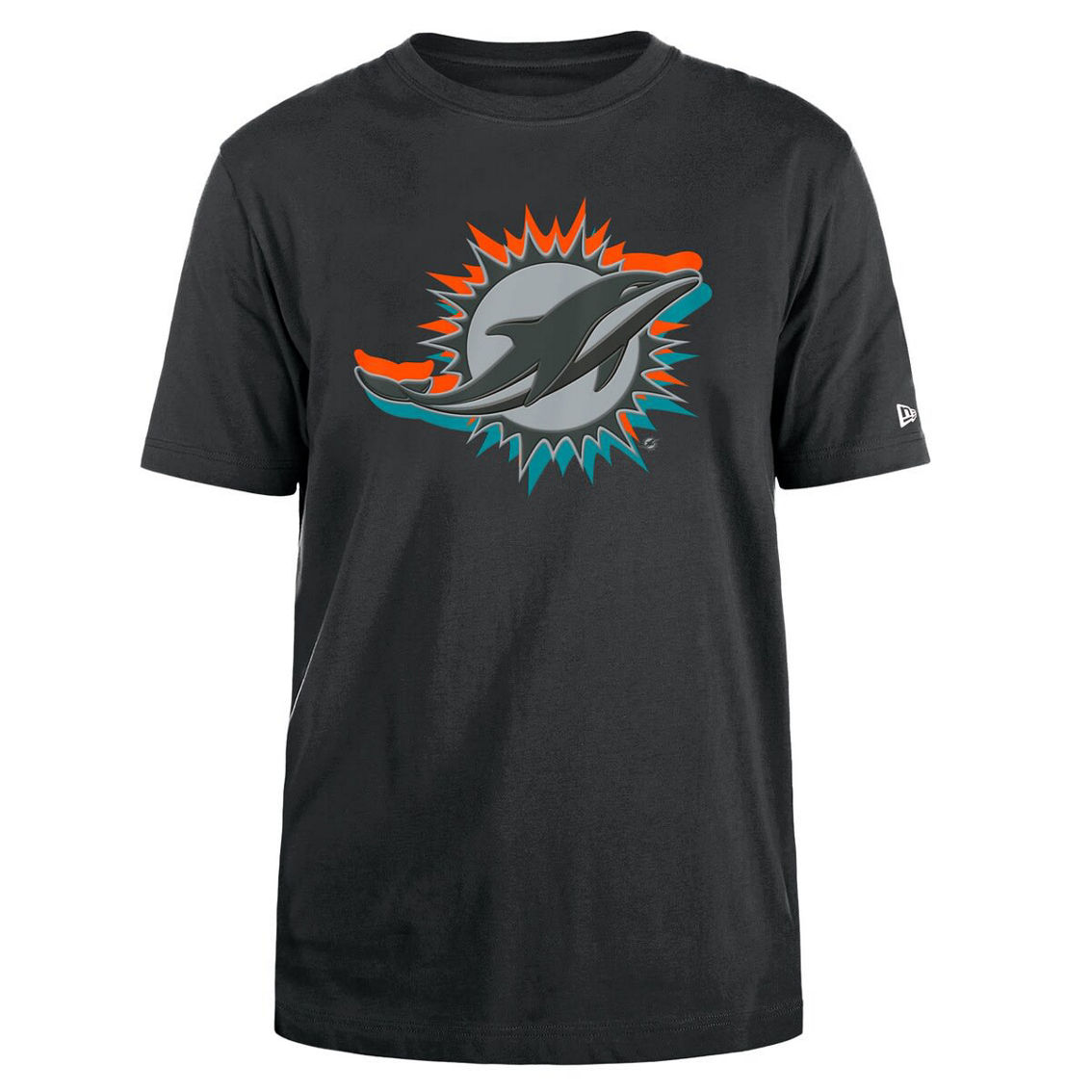 New Era Men's Charcoal Miami Dolphins 2024 NFL Draft T-Shirt - Image 3 of 4