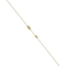 14K Yellow Gold Polished Arrow Anklet - Image 1 of 2