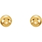 Karat Kids 14K Yellow Gold 4mm Ball Earrings - Image 2 of 3