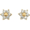 Karat Kids 14K Yellow Gold Cluster Cubic Zirconia Earrings - Image 2 of 3