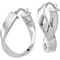 Sterling Silver Polished Twisted Hoop Earrings - Image 1 of 2