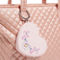 Vera Bradley Mon Amour Soft Blush Heart Bag Charm - Image 2 of 2