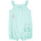 Carter's Baby Girls Striped Frog Cotton Romper - Image 1 of 2