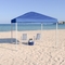 Flash Furniture 10'x10' Outdoor Pop Up Event Slanted Leg Canopy Tent with Carry Bag - Image 1 of 5