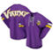 Fanatics Branded Women's Purple Minnesota Vikings Lace-Up V-Neck Long Sleeve T-Shirt - Image 1 of 4