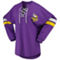 Fanatics Branded Women's Purple Minnesota Vikings Lace-Up V-Neck Long Sleeve T-Shirt - Image 3 of 4