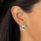 Huggie-Hoop Earrings in .925 Sterling Silver (5/8