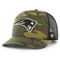 '47 Men's Camo/Black New England Patriots Trucker Adjustable Hat - Image 1 of 3