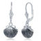 Bella Silver Sterling Silver Oxidized Sea Shell Earrings - Image 1 of 2
