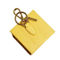 Fendi Roma Mini Box Yellow Leather Key Ring Charm (New) - Image 4 of 5