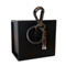 Fendi Roma Mini Box Black Leather Key Ring Charm (New) - Image 4 of 5