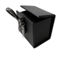 Fendi Roma Mini Box Black Leather Key Ring Charm (New) - Image 5 of 5