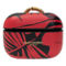Saint Laurent Abstract Print Black and Red Leather Airpods Pro Case (New) - Image 1 of 4