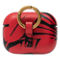 Saint Laurent Abstract Print Black and Red Leather Airpods Pro Case (New) - Image 4 of 4