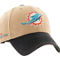 '47 Men's Khaki/Black Miami Dolphins Dusted Sedgwick MVP Adjustable Hat - Image 1 of 4